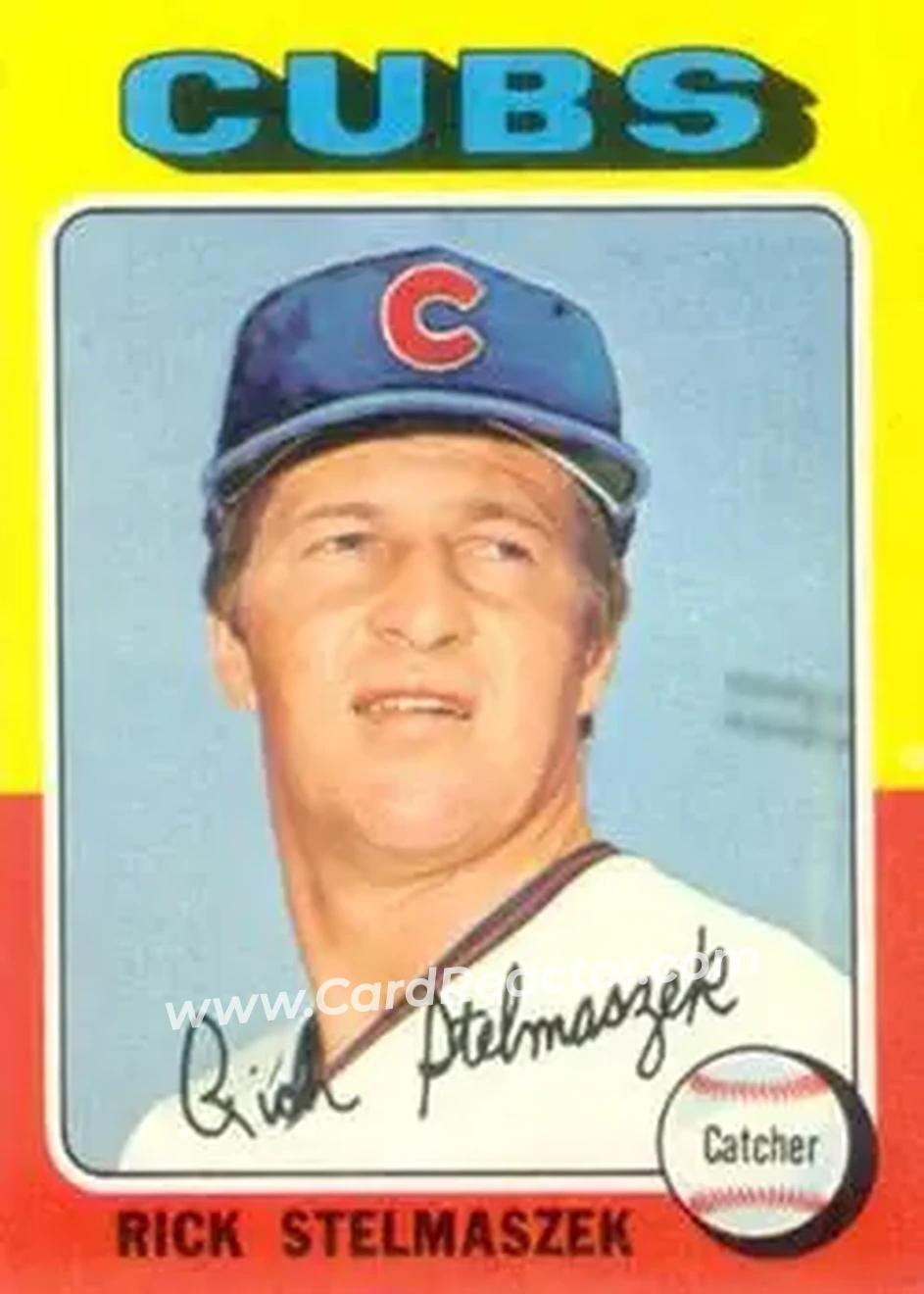 1975 Topps #338 - Rick Stelmaszek - Chicago Cubs - Front