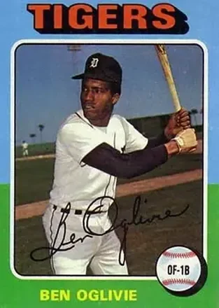 1975 Topps #344 - Ben Oglivie - Detroit Tigers
