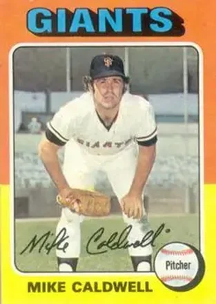 1975 Topps #347 - Mike Caldwell - San Francisco Giants 1975 Topps #347 - Mike Caldwell - San Francisco Giants