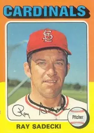1975 Topps #349 - Ray Sadecki - St. Louis Cardinals