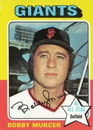 1975 Topps #350 - Bobby Murcer - San Francisco Giants