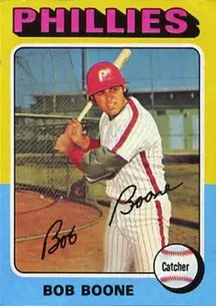 1975 Topps #351 - Bob Boone - Philadelphia Phillies