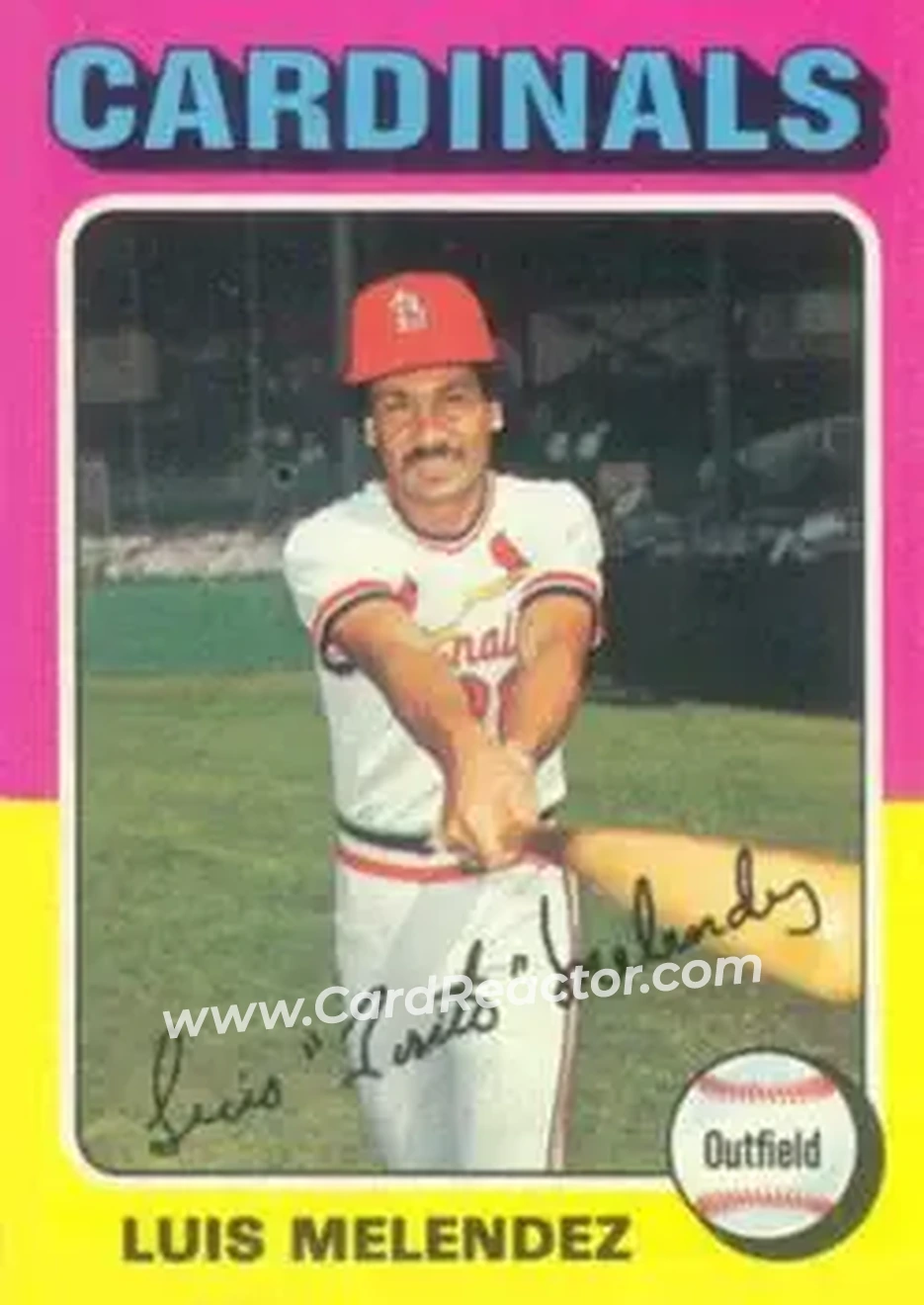 1975 Topps #353 - Luis Melendez - St. Louis Cardinals - Front