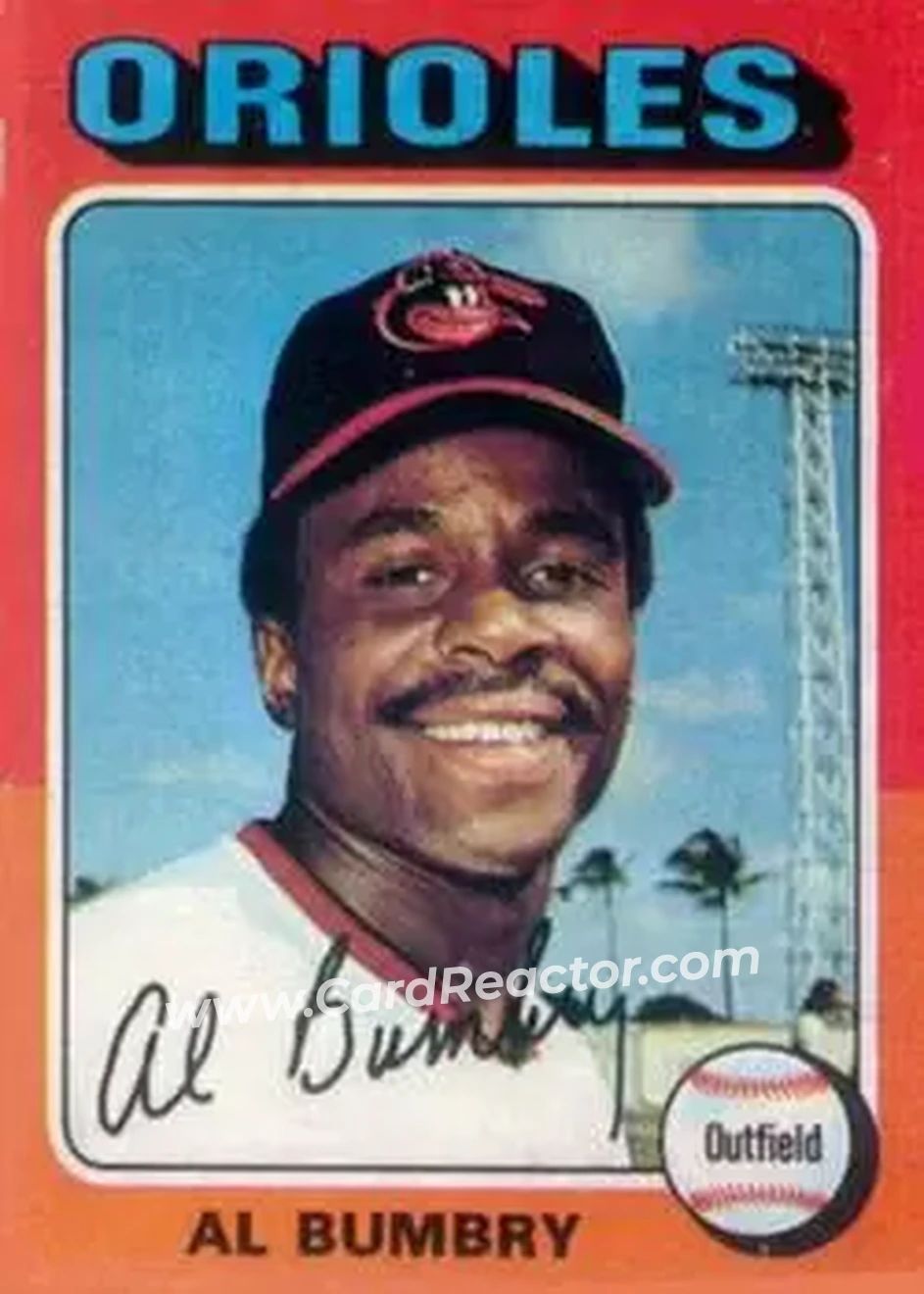 1975 Topps #358 - Al Bumbry - Baltimore Orioles - Front
