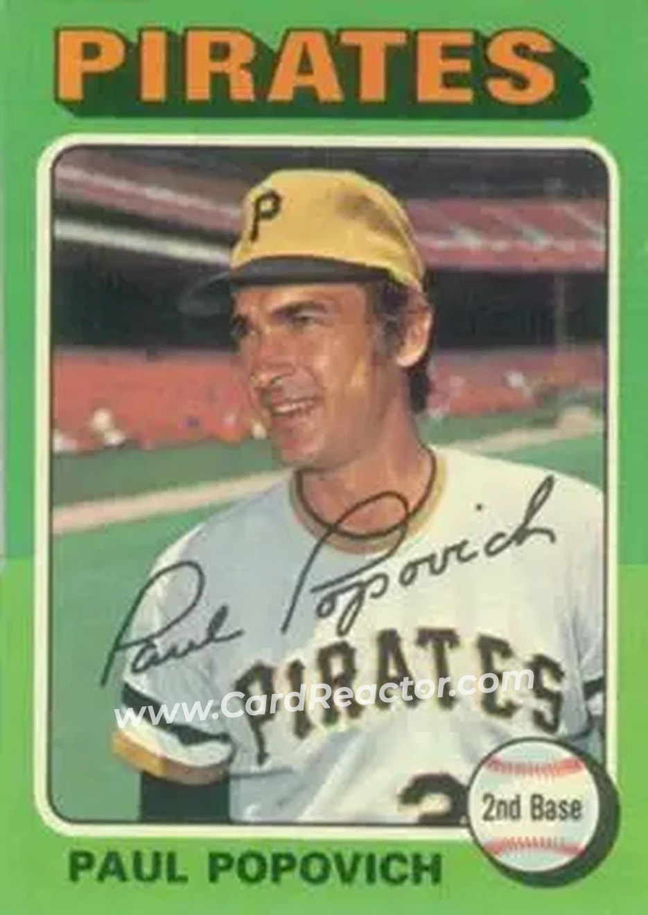 1975 Topps #359 - Paul Popovich - Pittsburgh Pirates - Front