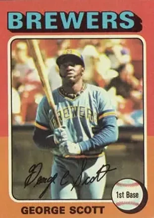 1975 Topps #360 - George Scott - Milwaukee Brewers