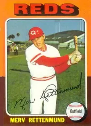 1975 Topps #369 - Merv Rettenmund - Cincinnati Reds 1975 Topps #369 - Merv Rettenmund - Cincinnati Reds