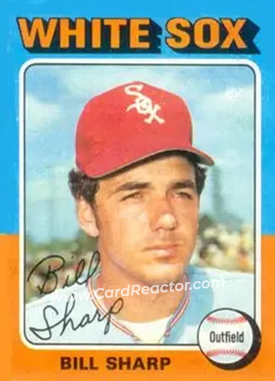1975 Topps #373 - Bill Sharp - Chicago White Sox - Front
