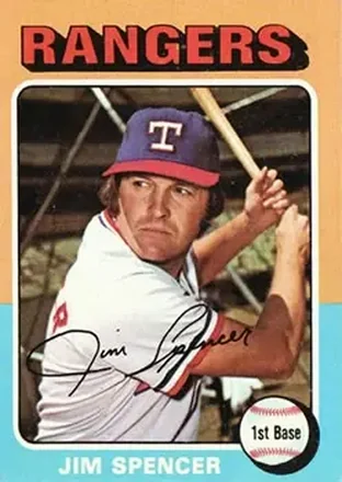 1975 Topps #387 - Jim Spencer - Texas Rangers
