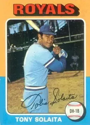 1975 Topps #389 - Tony Solaita - Kansas City Royals
