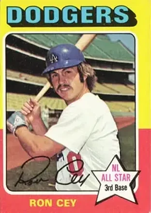 1975 Topps #390 - Ron Cey - Los Angeles Dodgers