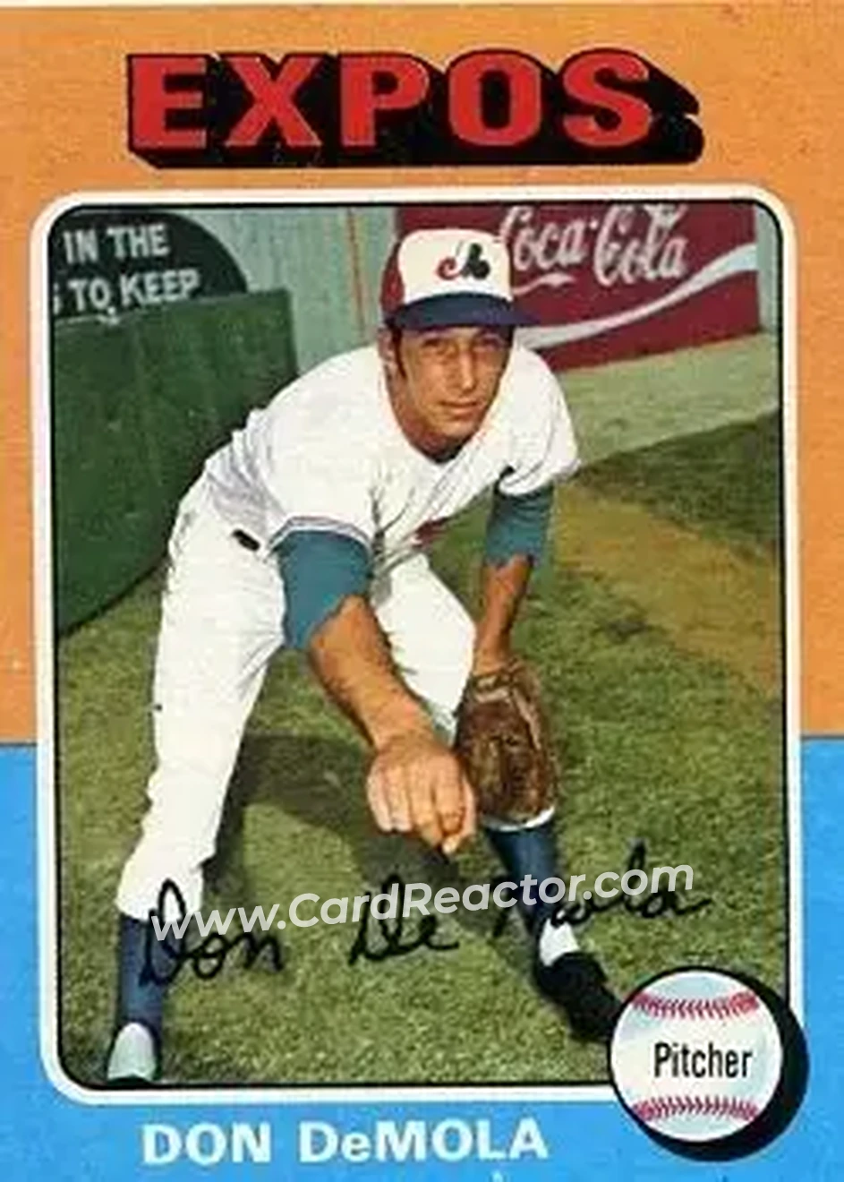 1975 Topps #391 - Don DeMola - Montreal Expos - Front 1975 Topps #391 - Don DeMola - Montreal Expos - Front