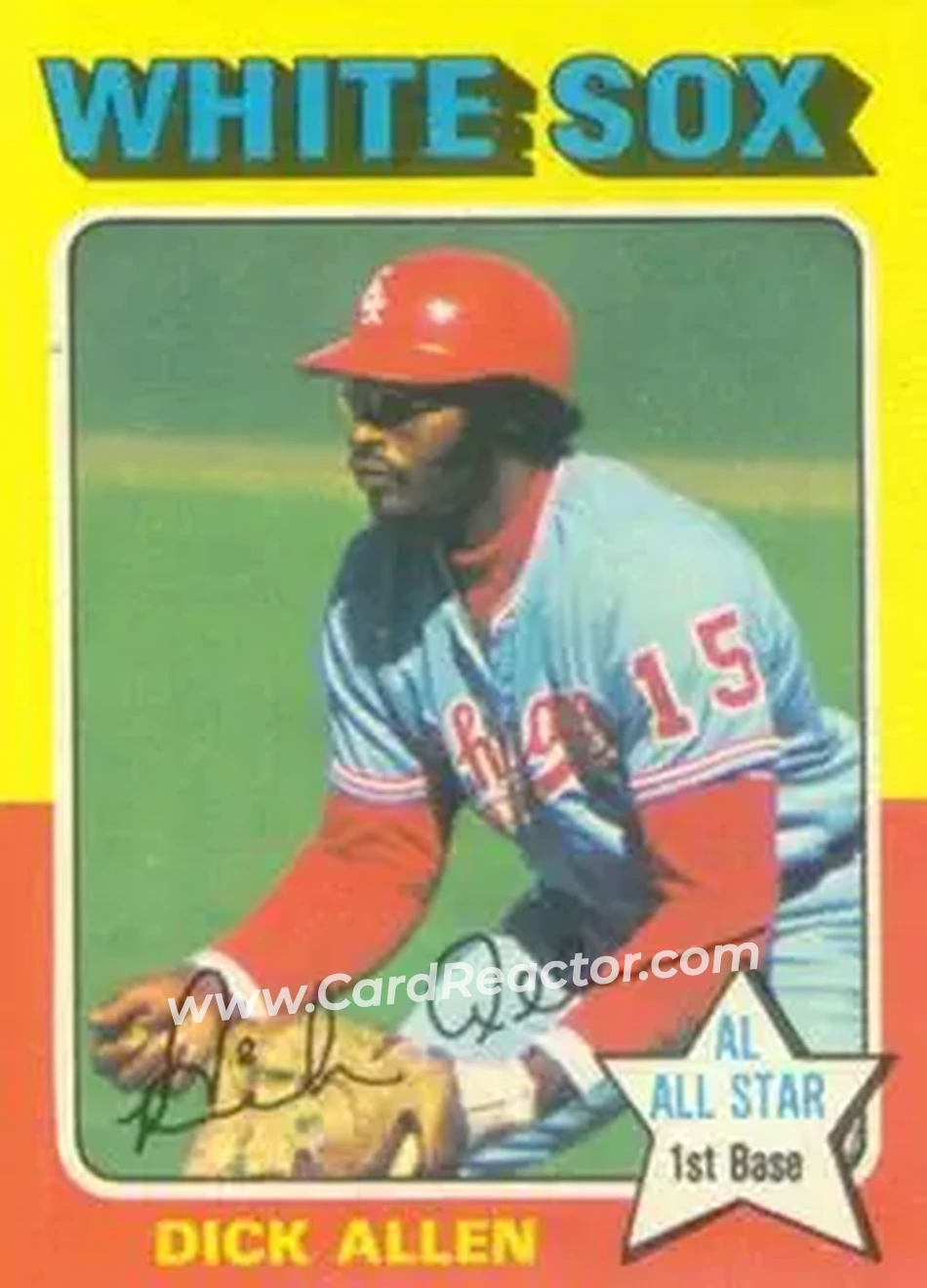 1975 Topps #400 - Richie Allen - Chicago White Sox - Front