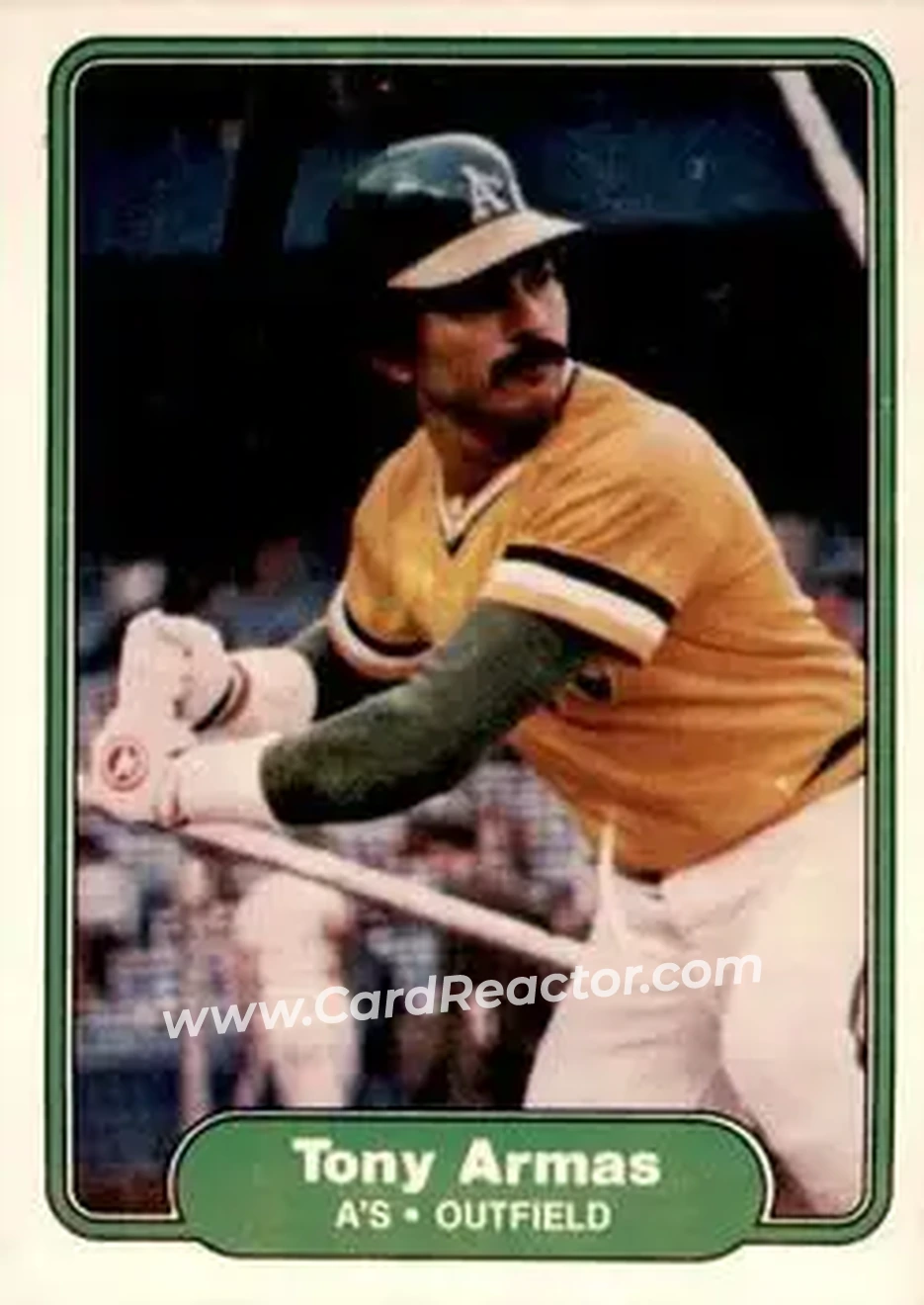 1982 Fleer #85 - Tony Armas - Oakland Athletics - Front