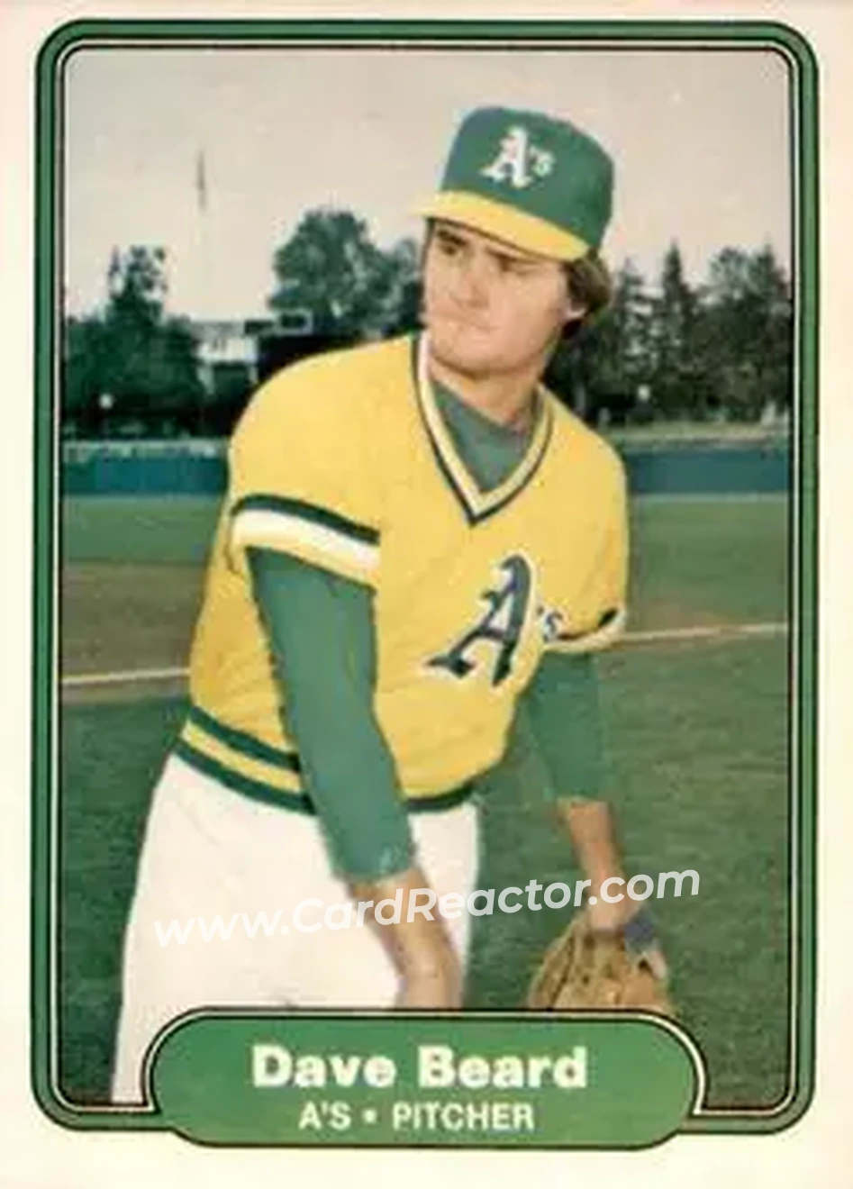 1982 Fleer #87 - Dave Beard - Oakland Athletics - Front 1982 Fleer #87 - Dave Beard - Oakland Athletics - Front