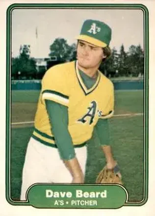 1982 Fleer #87 - Dave Beard - Oakland Athletics 1982 Fleer #87 - Dave Beard - Oakland Athletics