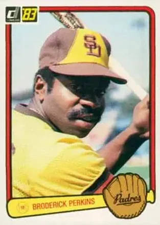 1983 Donruss #121 - Broderick Perkins - San Diego Padres 1983 Donruss #121 - Broderick Perkins - San Diego Padres