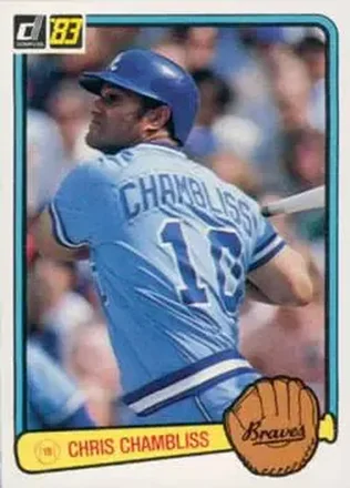 1983 Donruss #123 - Chris Chambliss - Atlanta Braves