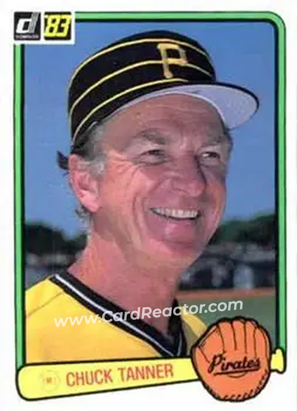 1983 Donruss #124 - Chuck Tanner - Pittsburgh Pirates - Front