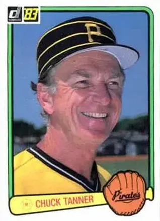 1983 Donruss #124 - Chuck Tanner - Pittsburgh Pirates