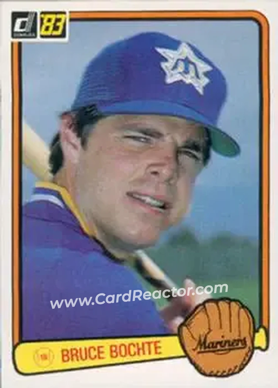 1983 Donruss #127 - Bruce Bochte - Seattle Mariners - Front