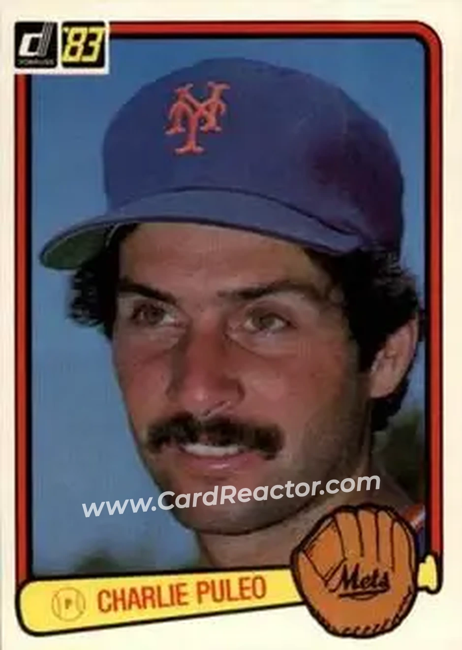 1983 Donruss #128 - Charlie Puleo - New York Mets - Front