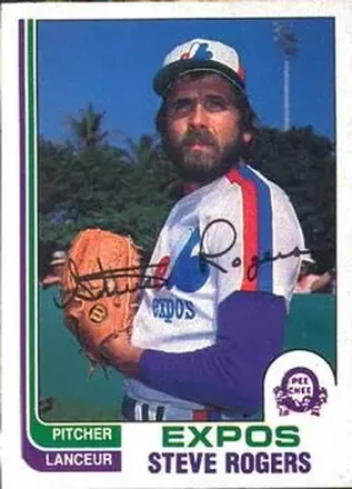 1982 O-Pee-Chee #52 - Steve Rogers - Montreal Expos