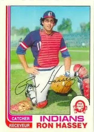 1982 O-Pee-Chee #54 - Ron Hassey - Cleveland Indians