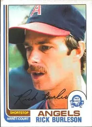 1982 O-Pee-Chee #55 - Rick Burleson - California Angels