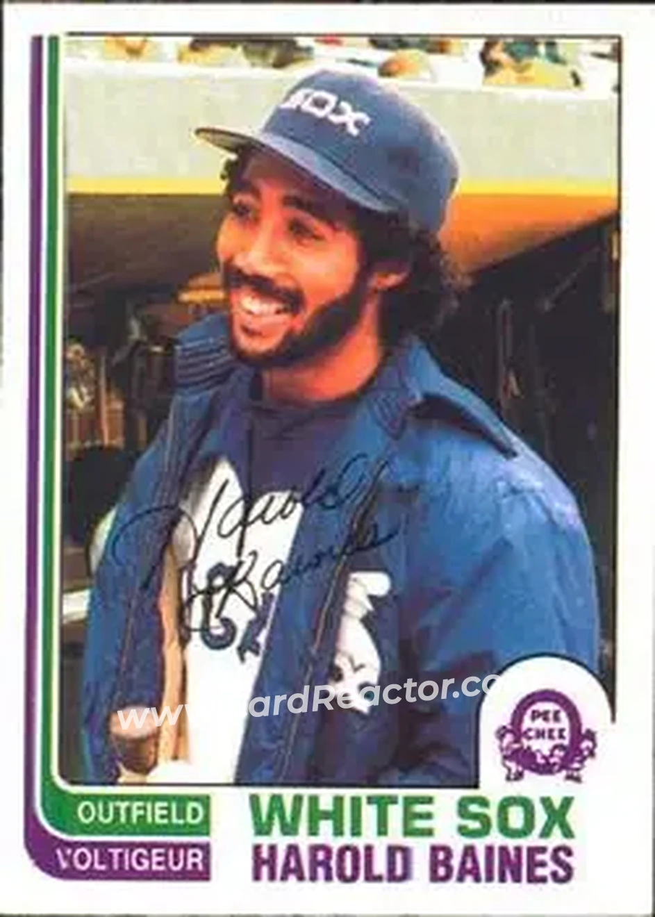 1982 O-Pee-Chee #56 - Harold Baines - Chicago White Sox - Front 1982 O-Pee-Chee #56 - Harold Baines - Chicago White Sox - Front