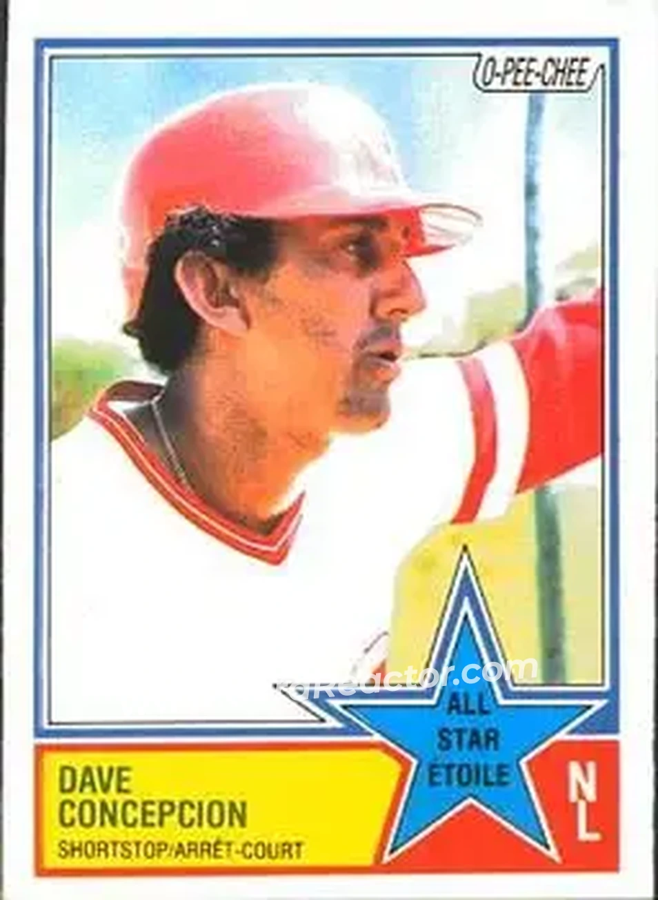 1983 O-Pee-Chee #32 - Dave Concepcion - Cincinnati Reds - Front