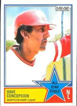 1983 O-Pee-Chee #32 - Dave Concepcion - Cincinnati Reds