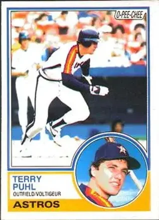 1983 O-Pee-Chee #39 - Terry Puhl - Houston Astros