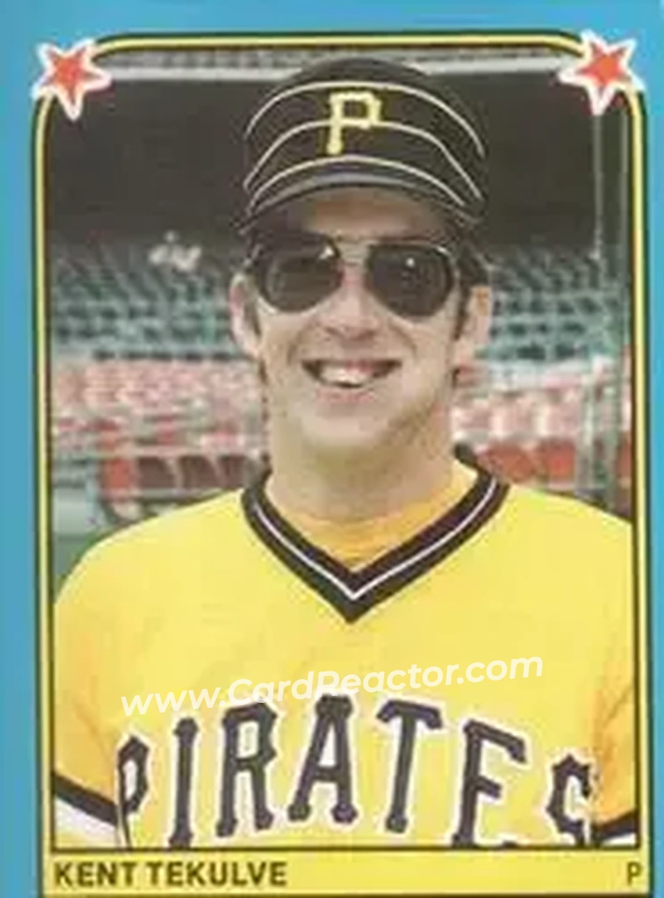1983 Fleer Star Stickers #73 - Kent Tekulve - Pittsburgh Pirates - Front 1983 Fleer Star Stickers #73 - Kent Tekulve - Pittsburgh Pirates - Front