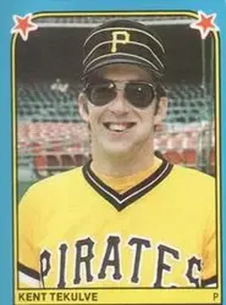 1983 Fleer Star Stickers #73 - Kent Tekulve - Pittsburgh Pirates