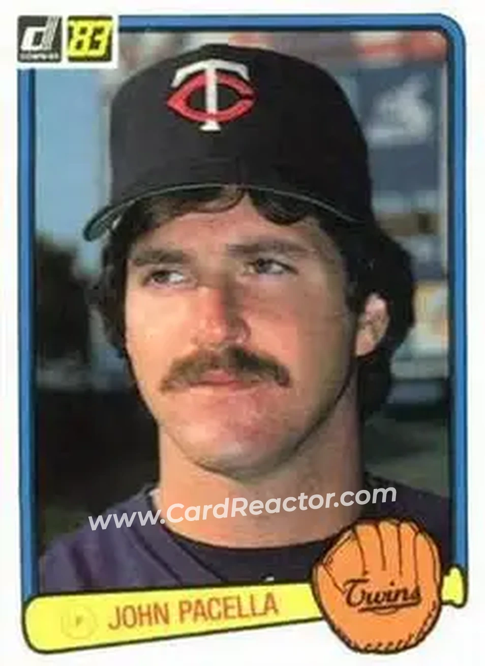 1983 Donruss #130 - John Pacella - Minnesota Twins - Front