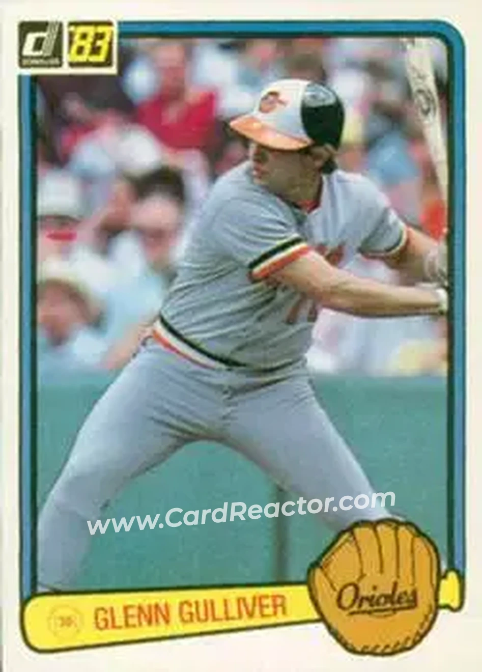 1983 Donruss #131 - Glenn Gulliver - Baltimore Orioles