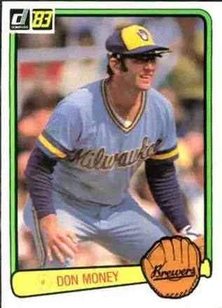 1983 Donruss #132 - Don Money - Milwaukee Brewers