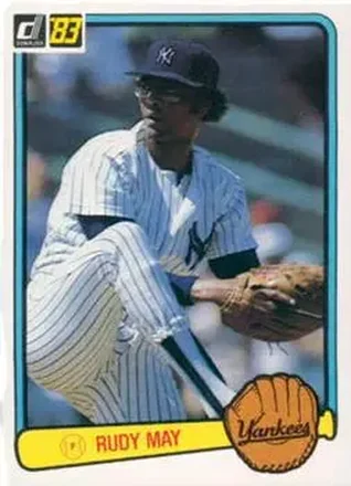 1983 Donruss #135 - Rudy May - New York Yankees