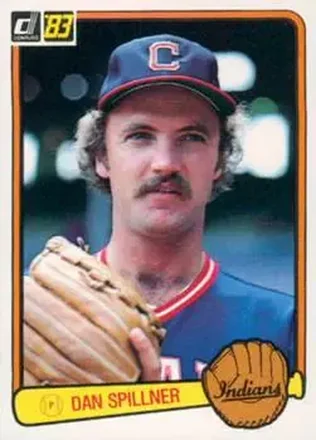 1983 Donruss #137 - Dan Spillner - Cleveland Indians