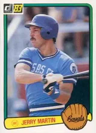 1983 Donruss #138 - Jerry Martin - Kansas City Royals