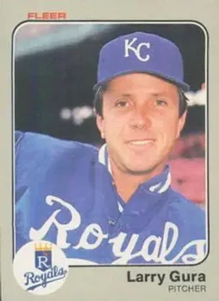 1983 Fleer #113 - Larry Gura - Kansas City Royals