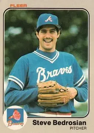1983 Fleer #129 - Steve Bedrosian - Atlanta Braves