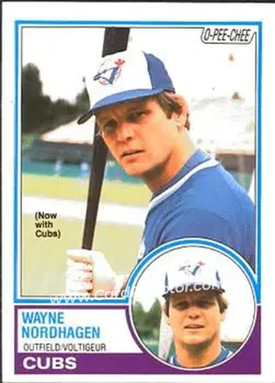 1983 O-Pee-Chee #47 - Wayne Nordhagen - Chicago Cubs - Front