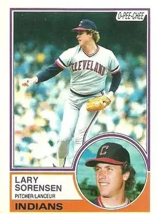 1983 O-Pee-Chee #48 - Lary Sorensen - Cleveland Indians