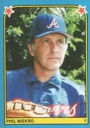 1983 Fleer Star Stickers #91 Phil Niekro