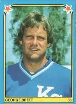 1983 Fleer Star Stickers #98 George Brett