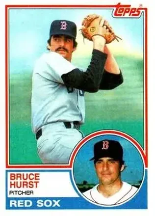 1983 Topps #82 - Bruce Hurst - Boston Red Sox 1983 Topps #82 - Bruce Hurst - Boston Red Sox