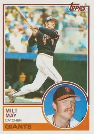 1983 Topps #84 - Milt May - San Francisco Giants