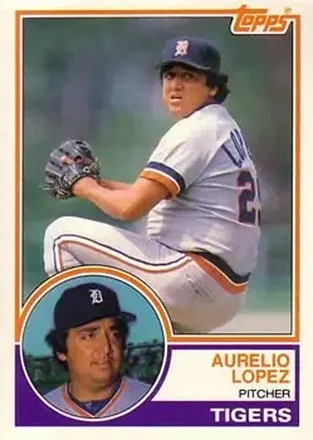 1983 Topps Traded #63T - Aurelio Lopez - Detroit Tigers